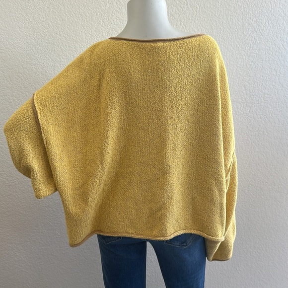 Free People Bardot Sweater in Sunset Combo (Yellow) - Picture 7 of 11